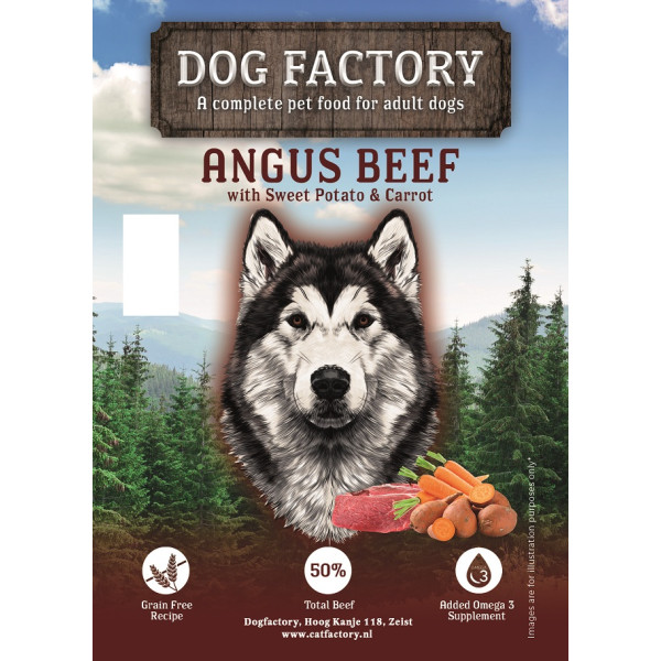 Dogfactory Adult medium Angus beef 2 kg 